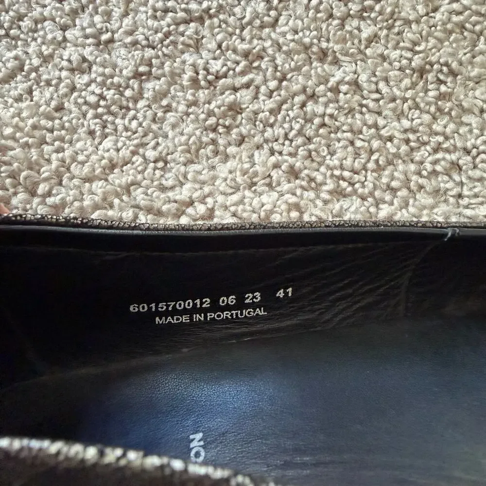 Fly London Women's Slip-on Wedge Numa570FLY Graphite EU Size 41 / US Size 10